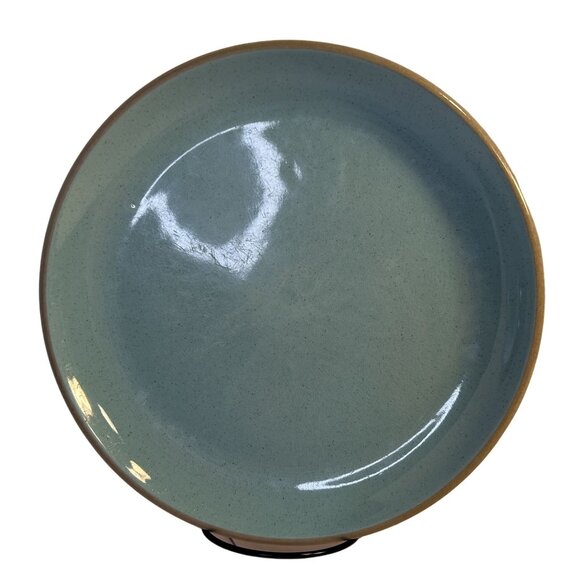 MCM Harkerware Blue Mist Speckled Stone China Oven Proof Dinner Plates Set-4 HTF - Picture 9 of 11